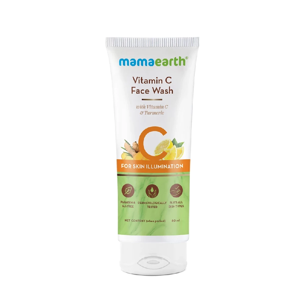 Vitamin C Face Wash with Vitamin C and Turmeric for Skin Illumination, 80ml-7.webp